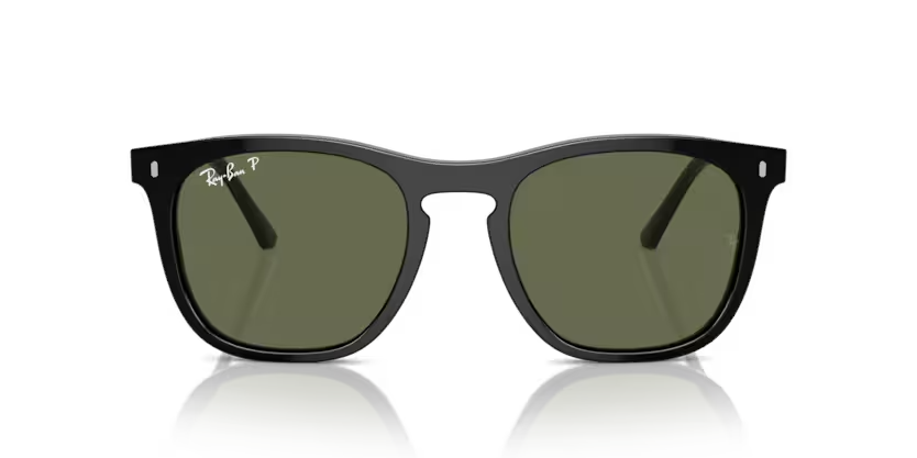Ray-Ban | RB2210F | Black Green Polarised