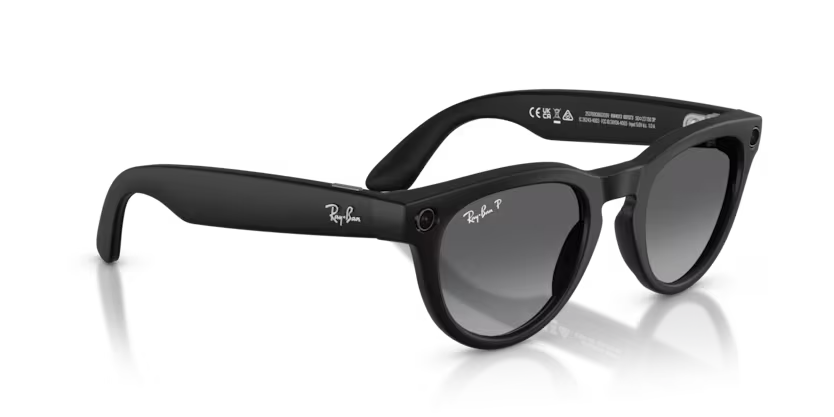 Ray-Ban Meta Gen 2 | RW4013 Headliner | Matte Black Gradient Graphite Polarised