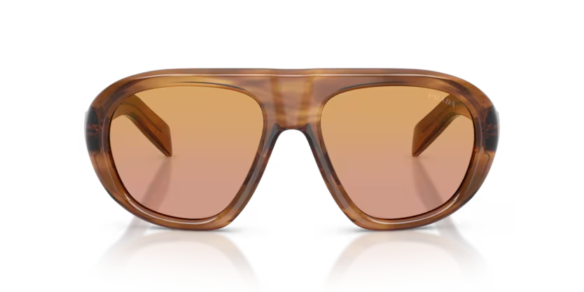 Prada | PRC05S | Striped Rosewood Orange