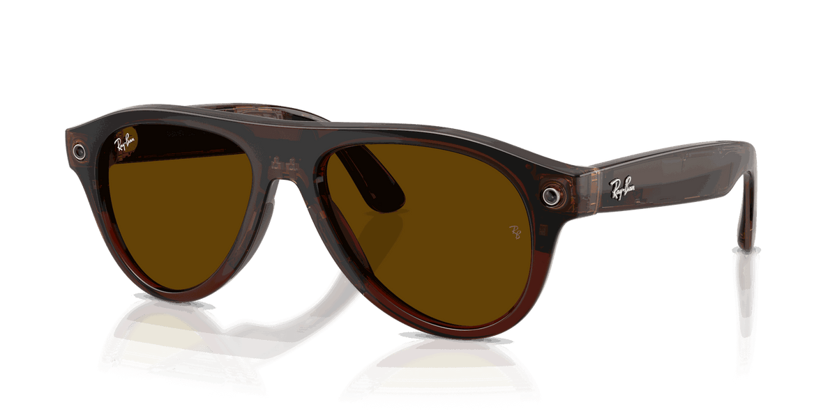 Ray-Ban Meta Gen 3 | RW4016 Aviator | Transp. Umber Transitions Jade
