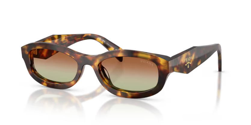 Prada | PRD24S | 14L70T | Honey Tortoise Green Brown