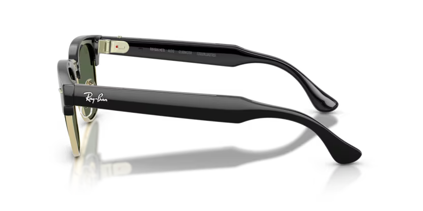 Ray-Ban Audio Meta Gen 3 | RW7004 Clubmaster | Shiny Black G15 Green