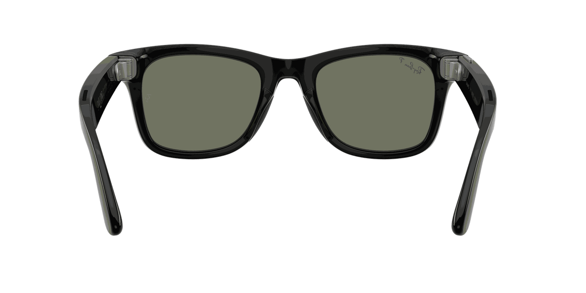 Ray-Ban Meta Gen 3 | RW4011 Wayfarer L | Shiny Black G15 Green Polarised