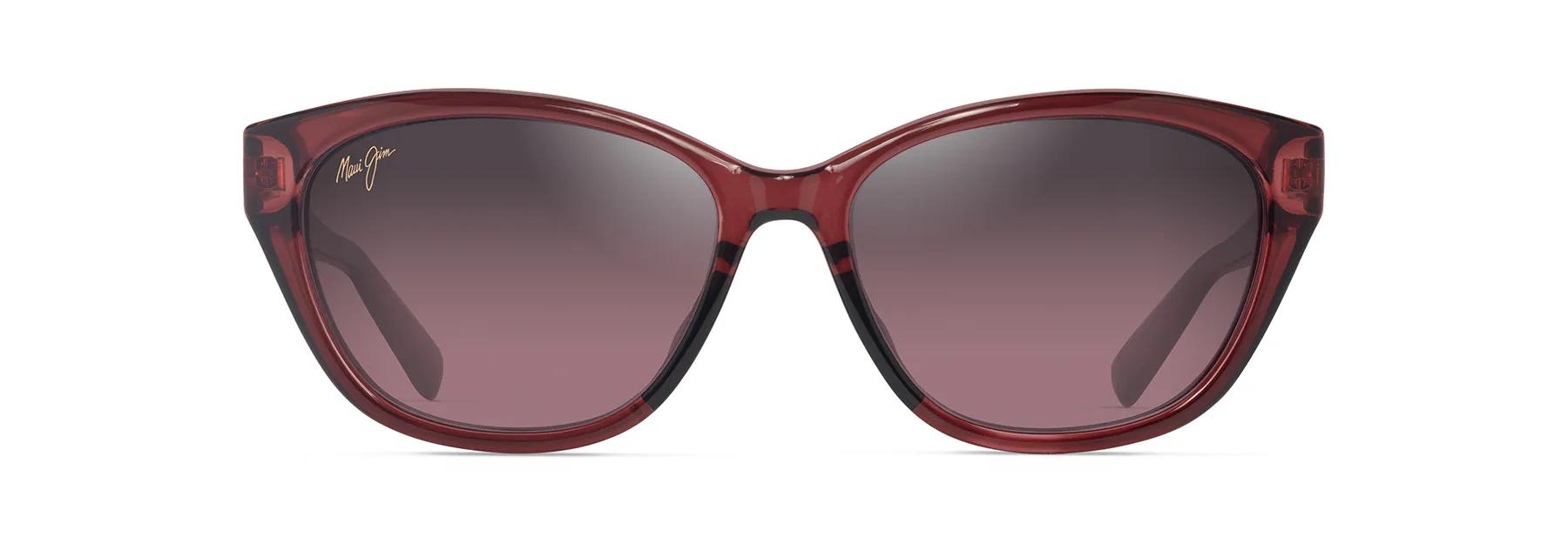 Maui Jim | Punono | Shiny Transparent Burgundy