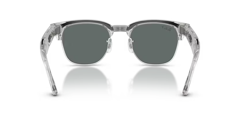 Ray-Ban Audio Meta Gen 3 | RW7004 Clubmaster | Transparent Iron Grey Polarised