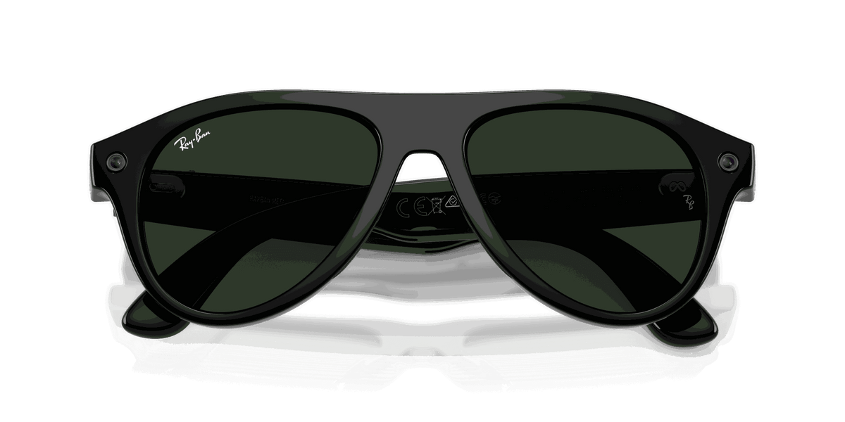 Ray-Ban Meta Gen 3 | RW4016 Aviator | Shiny Black Transitions Gen S Graphite Green