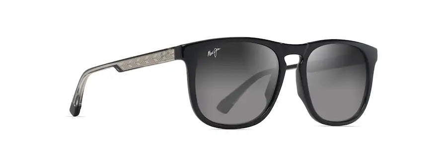 Maui Jim | Kupaa | Shiny Black With Transparent Light Grey