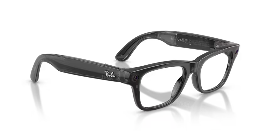 Ray-Ban Meta Gen 2 | RW7001 Blayzer Optics | Transparent Black Clear