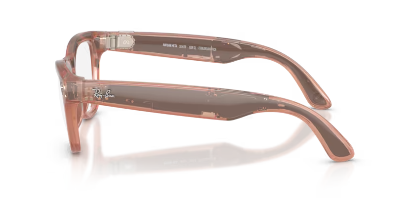 Ray- Ban Meta Gen 2 | RW4014 | Shiny Peach Transition Brown