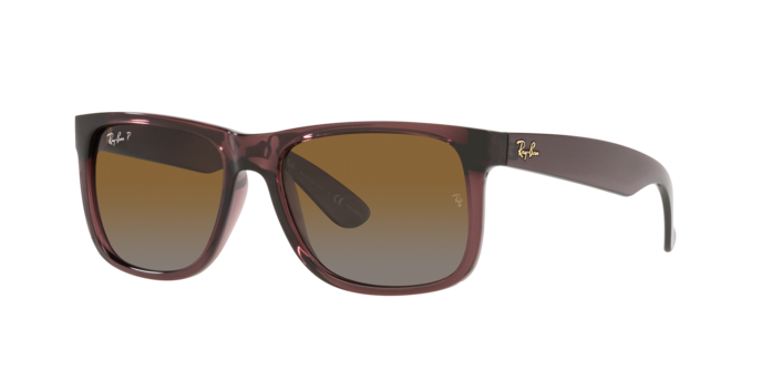 Ray-Ban | 4165 Justin S | Transparent Dark Brown Polarised