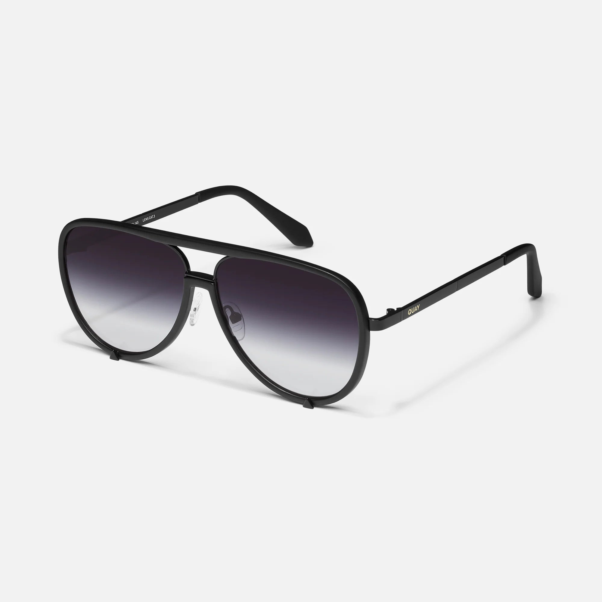 Quay | High Profile |Matte Black Black Fade