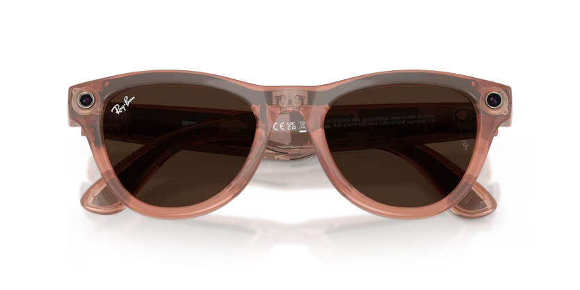 Ray- Ban Meta Gen 2 | RW4014 | Shiny Peach Transition Brown