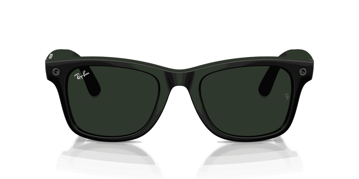 Ray-Ban Meta Gen 3 | RW4011 Wayfarer L | Matte Black Transitions Gen S Graphite Green