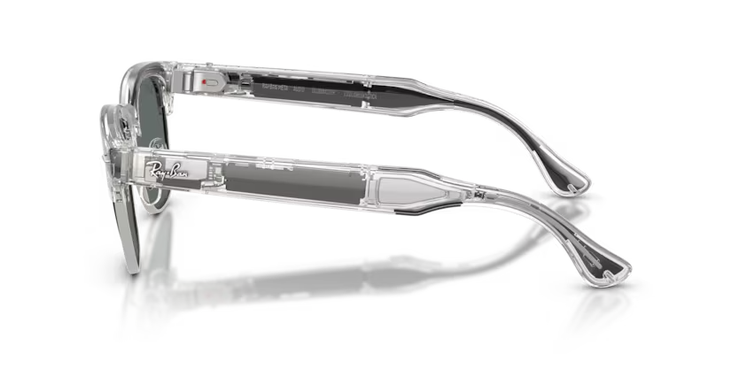Ray-Ban Audio Meta Gen 3 | RW7004 Clubmaster | Transparent Iron Grey Polarised