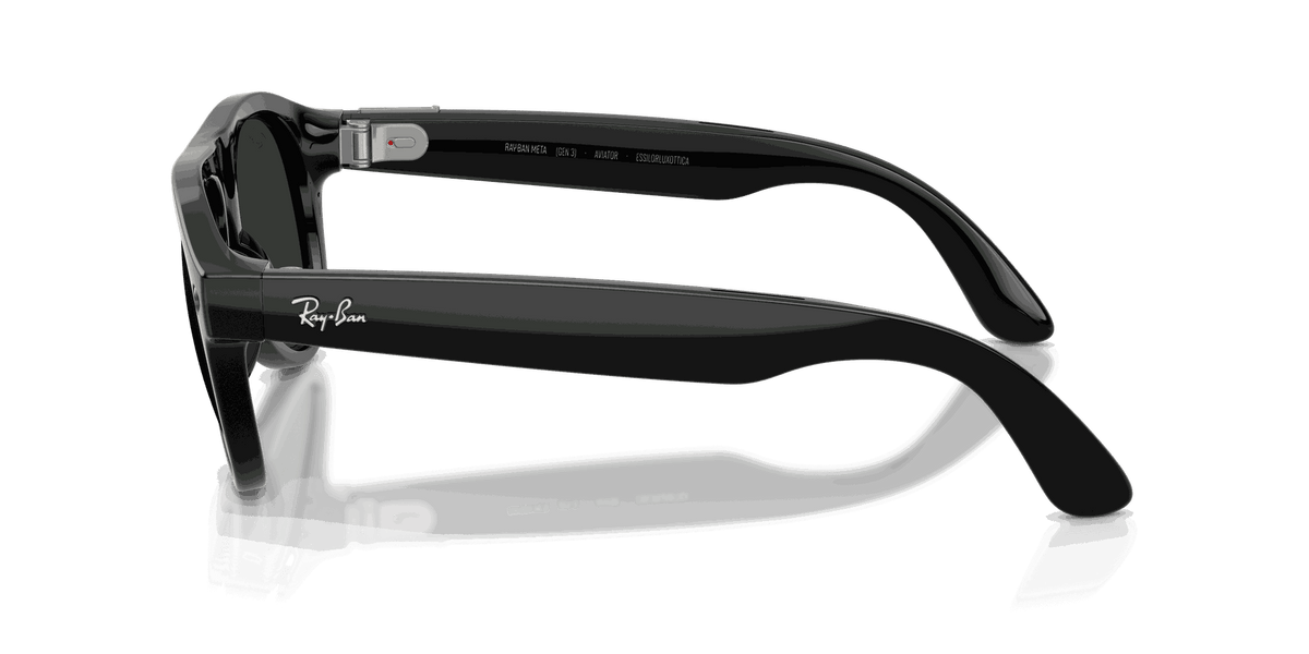 Ray-Ban Meta Gen 3 | RW4016 Aviator | Shiny Black Transitions Gen S Graphite Green