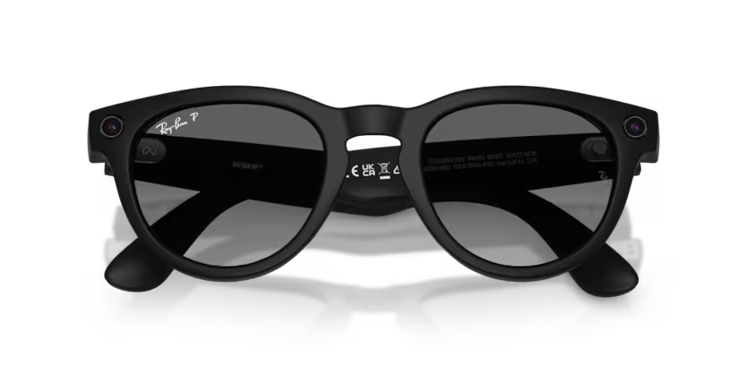 Ray-Ban Meta Gen 2 | RW4013 Headliner | Matte Black Gradient Graphite Polarised