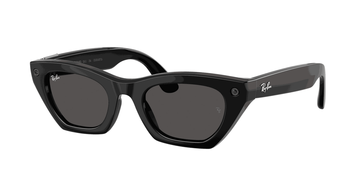 Ray-Ban Meta Gen 3 | RW4015 Zena | Shiny Black Grey
