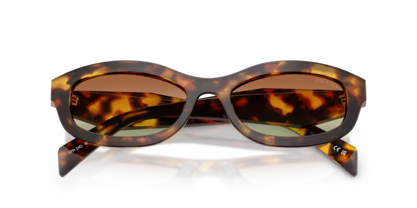 Prada | PRD24S | 14L70T | Honey Tortoise Green Brown