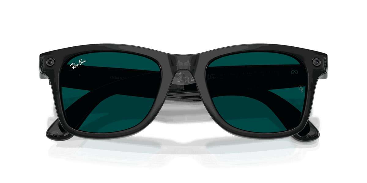 Ray-Ban Meta Gen 3 | RW4011 Wayfarer L | Transp. Black Transitions Aquamarine