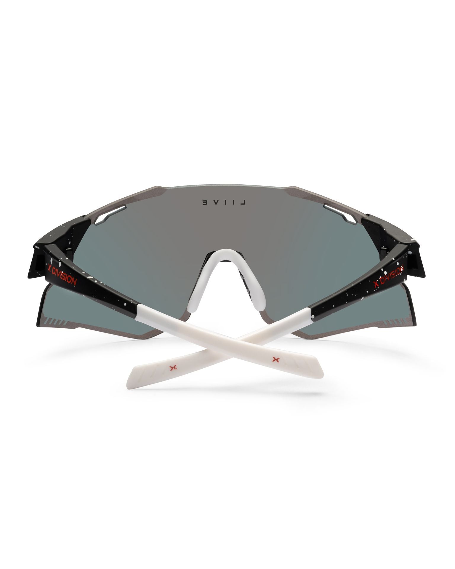 Liive | Pace X | Matte Black/Red Mirror