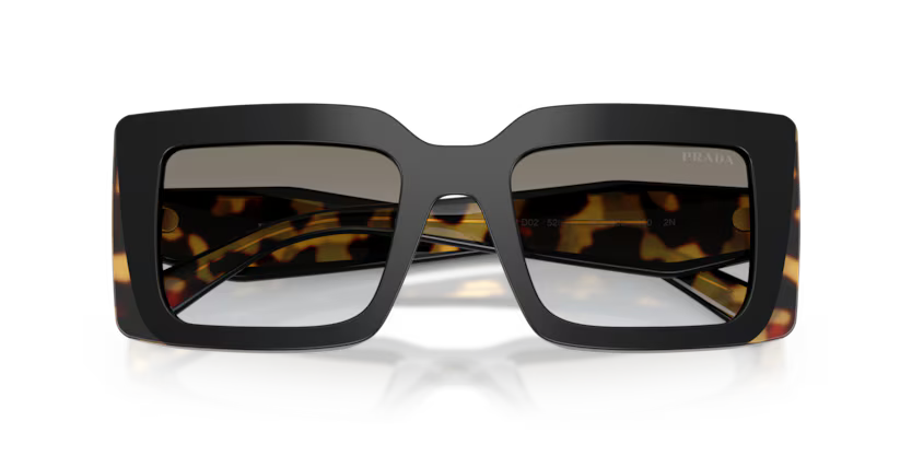 Prada | PRD01S | Black Tort Grey Gradient