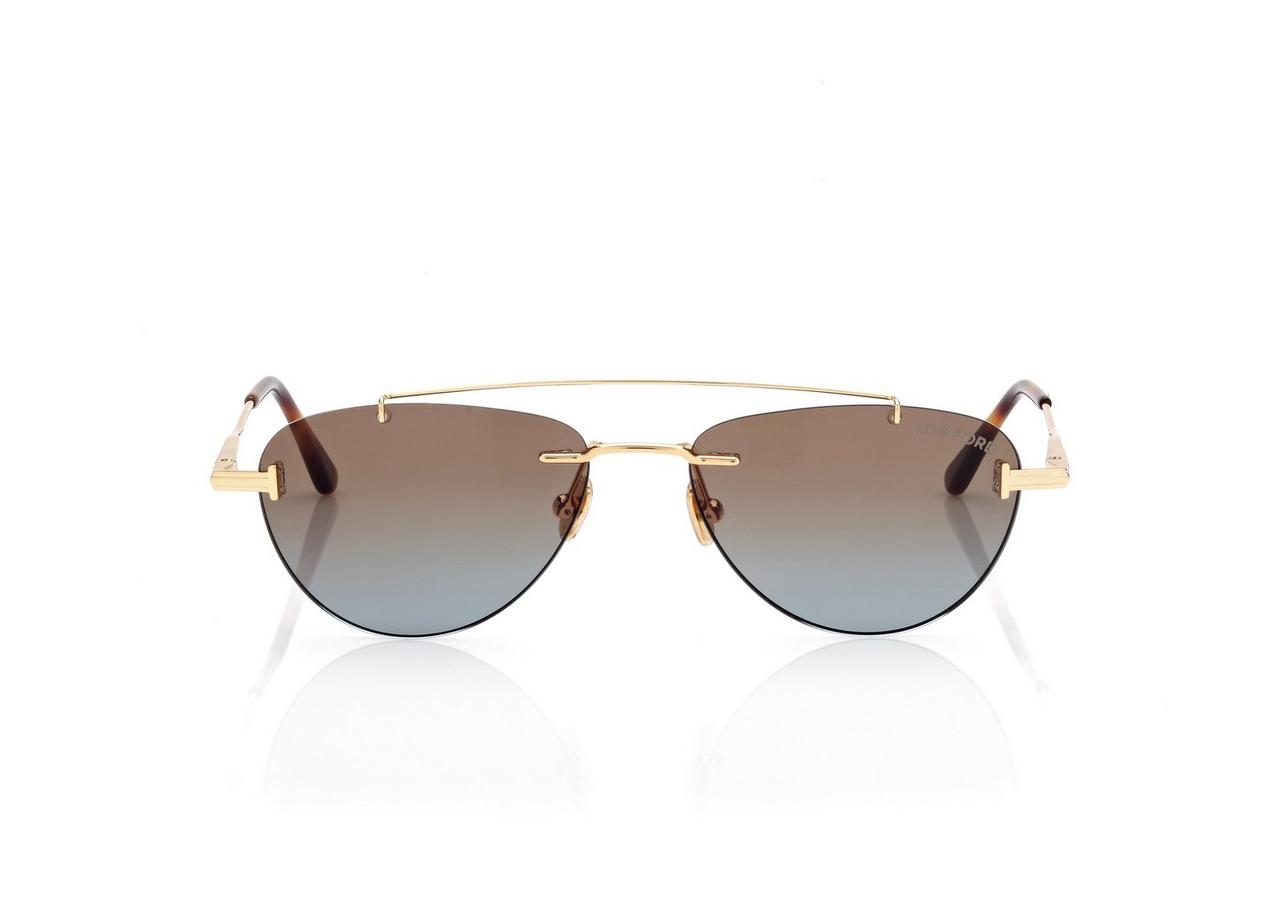 Tom Ford | 1356S Astor-02 | Shiny Deep Gold
