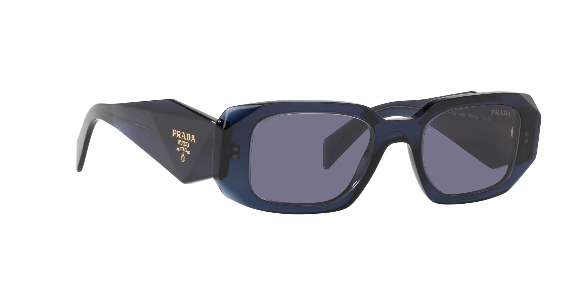 New geometric aviator sunglasses PRADA SPR62X col. black and white |  Occhiali | Ottica Scauzillo
