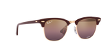 Ray-Ban | 3016F Clubmaster | Bordeaux On Rose Gold Polarised