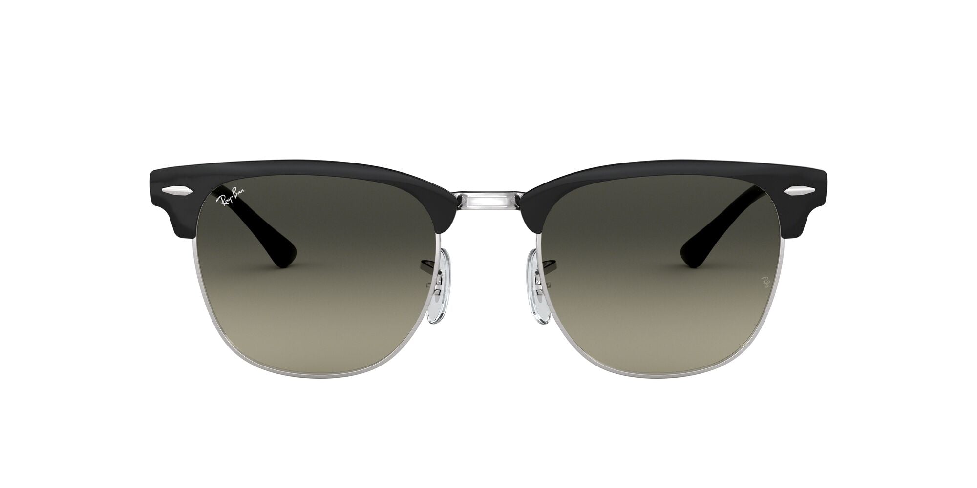 Ray-Ban | 3716 Clubmaster Metal | Silver Top Black