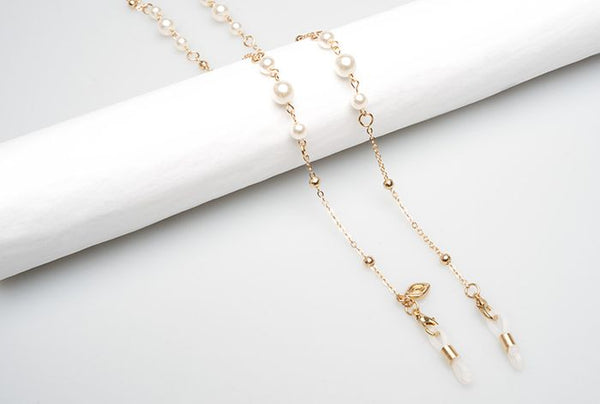 Gold Chain | White Pearl